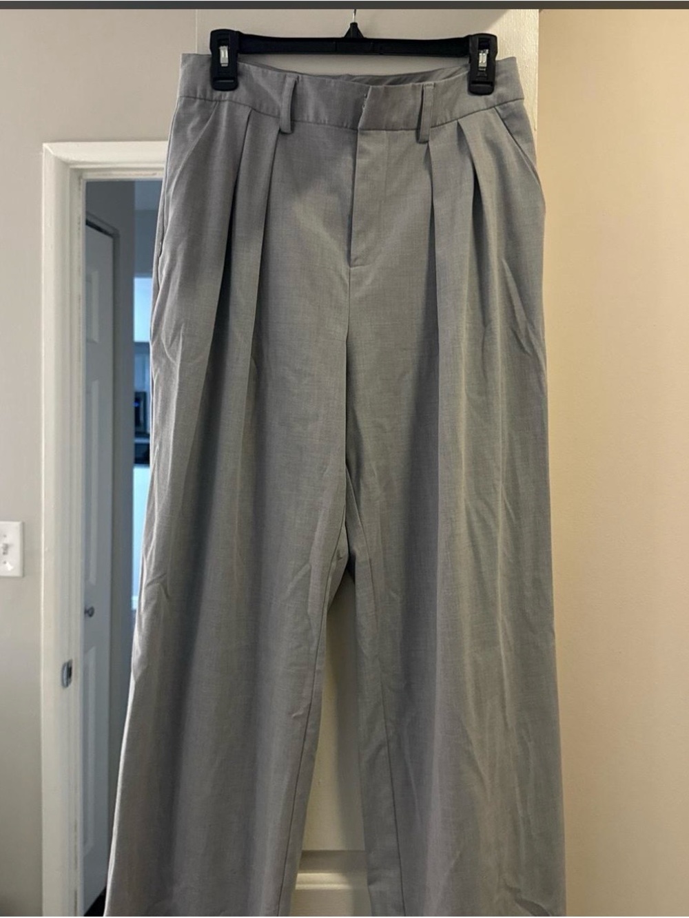 Good American Women’s Wide Leg Trousers